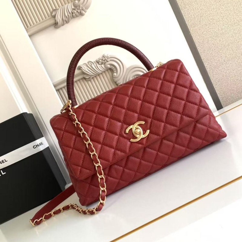 Ch**el top handle bags